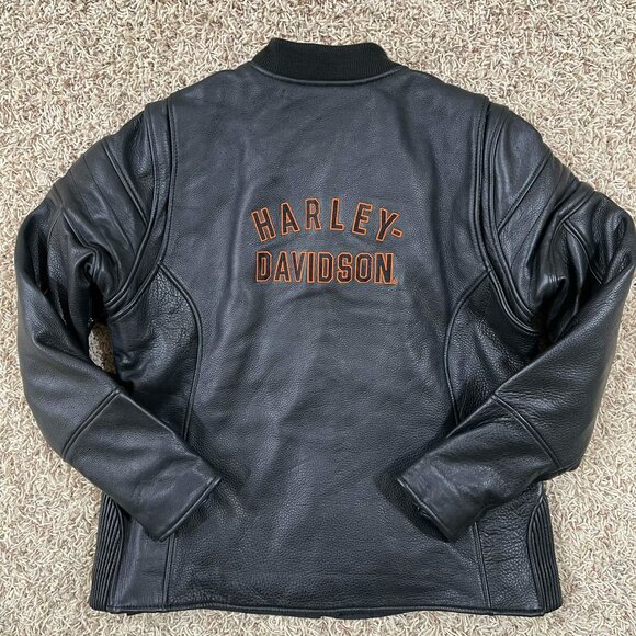 Harley-Davidson® Women's Miss Enthusiast 2.0 Leather 3-in-1 Jacket, Size Large - Picture 13 of 16